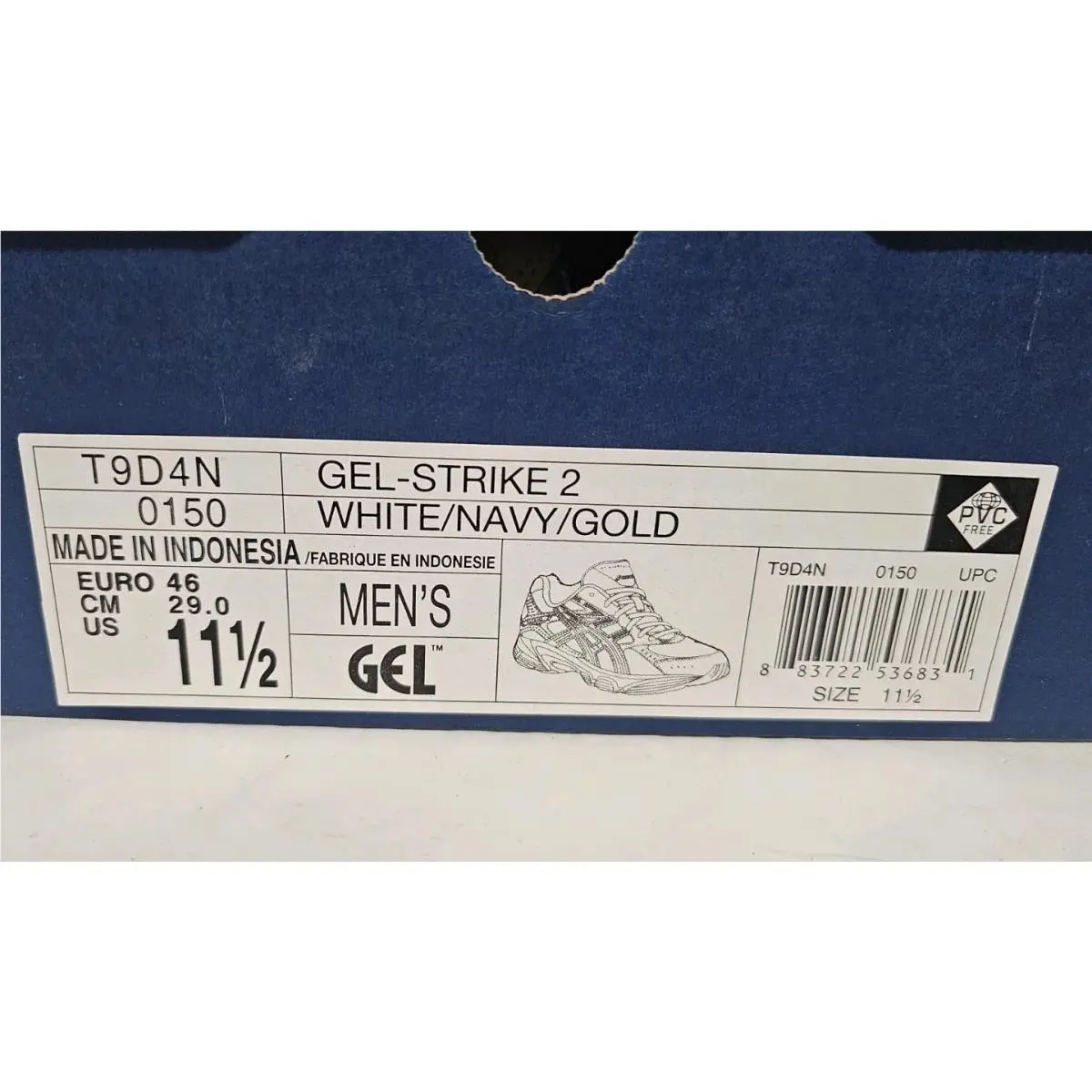 Asics shoes - Asics Gel Strike 2 - Gel Strike - Gold 6