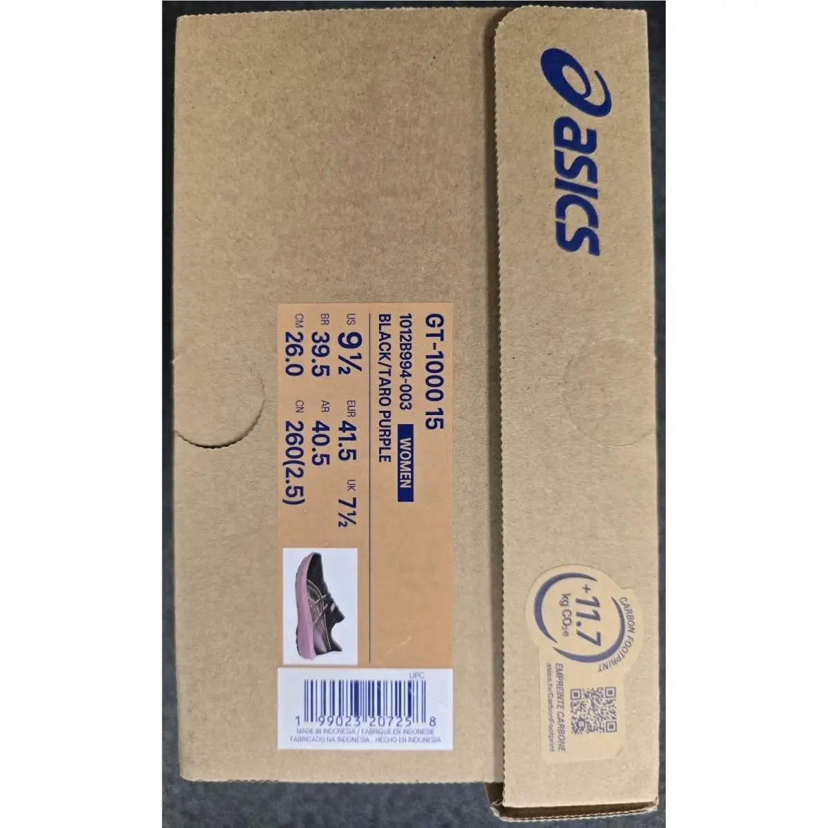 Asics shoes - ASICS GT-1000 15 - Black/Taro Purple 4