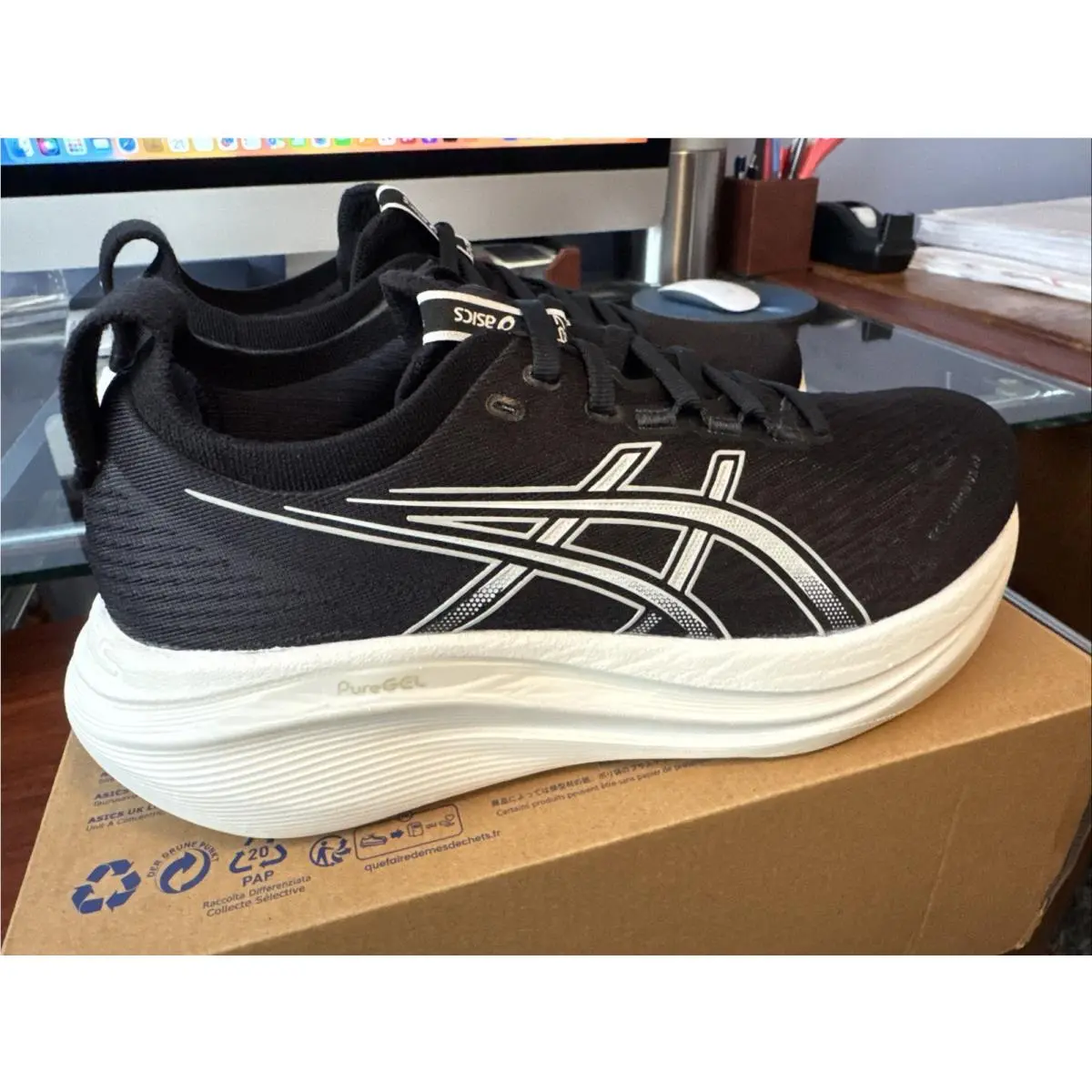 Asics shoes - ASICS GEL-NIMBUS 27 - 1012B753-002 - Black 10