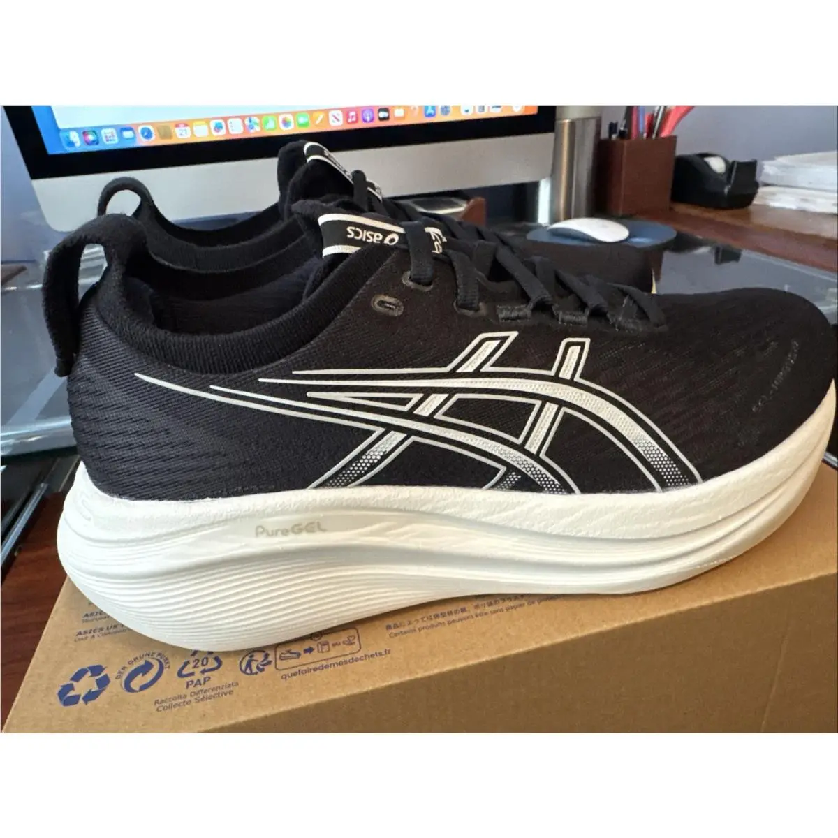 Asics shoes - ASICS GEL-NIMBUS 27 - 1012B753-002 - Black 1
