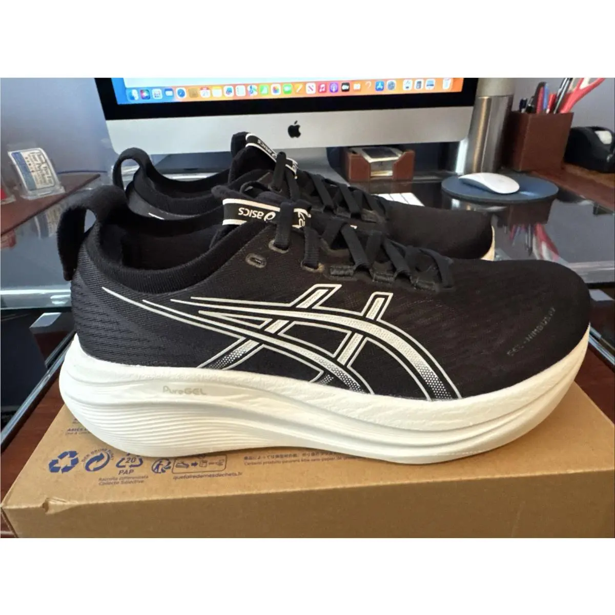Asics shoes - ASICS GEL-NIMBUS 27 - 1012B753-002 - Black 4