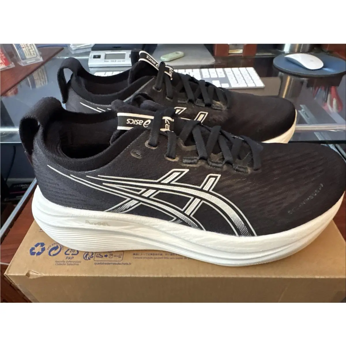 Asics shoes - ASICS GEL-NIMBUS 27 - 1012B753-002 - Black 6