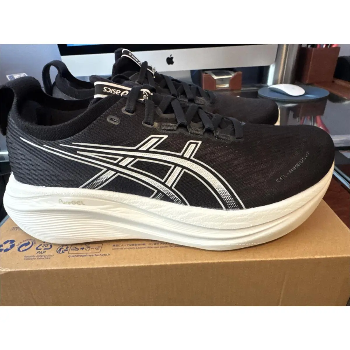 Asics shoes - ASICS GEL-NIMBUS 27 - 1012B753-002 - Black 7