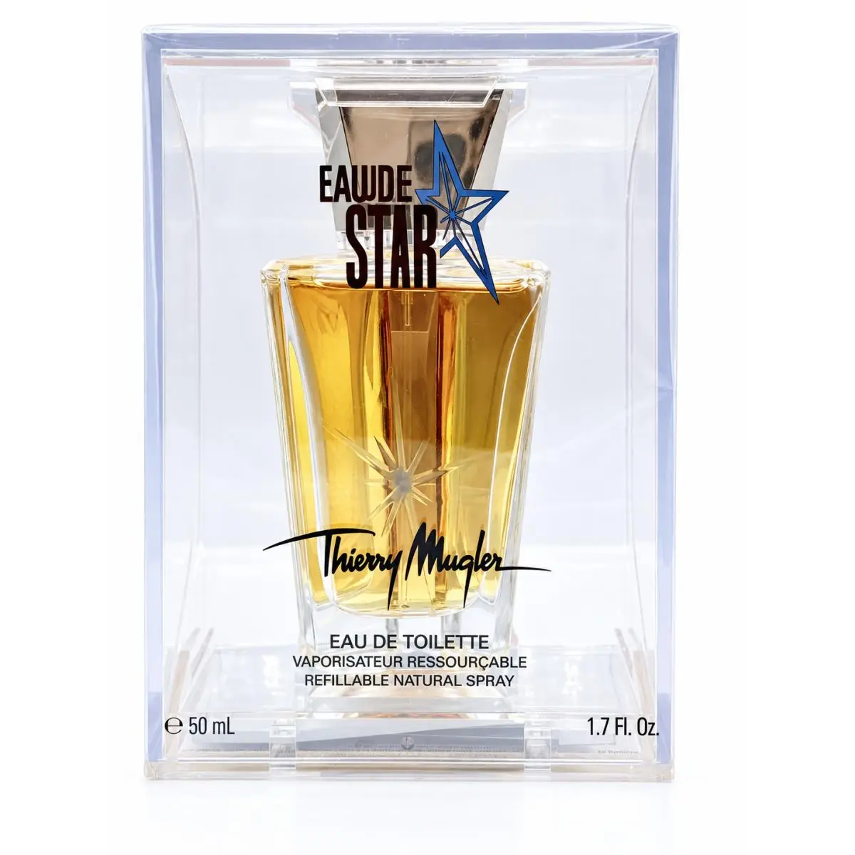 Thierry  Eau De Star 1.7 oz / 50ml Natural Spray Refillable Vintage by Mugler