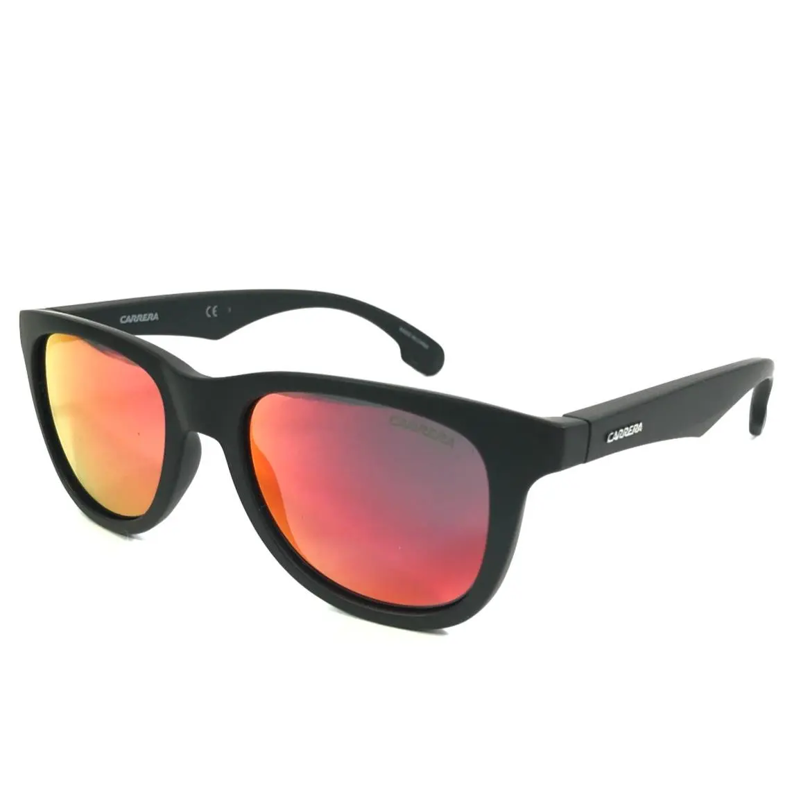 Carrera Kids Sunglasses Carrerino 20 807UZ Matte Black with Mirrored Red Lenses