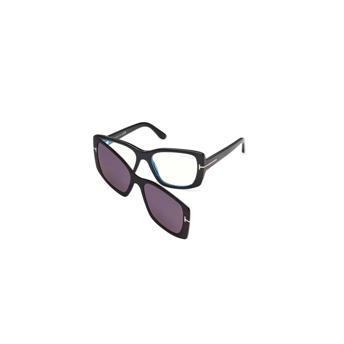 Tom Ford FT 6176-B Shiny Black / 001 Size 53 Eyeglasses