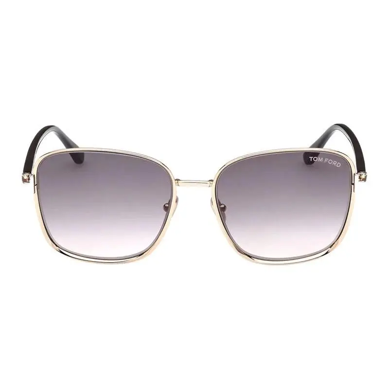 FT1029 28B Shiny Rose Gold/smoke Gradient 57-17-140 Sunglasses by Tom Ford