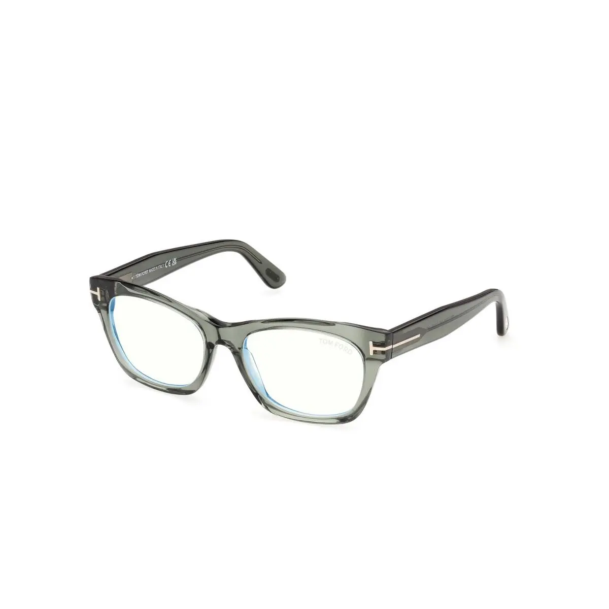 Tom Ford FT 6173-B Shiny Light Green / 093 Size 53 Eyeglasses