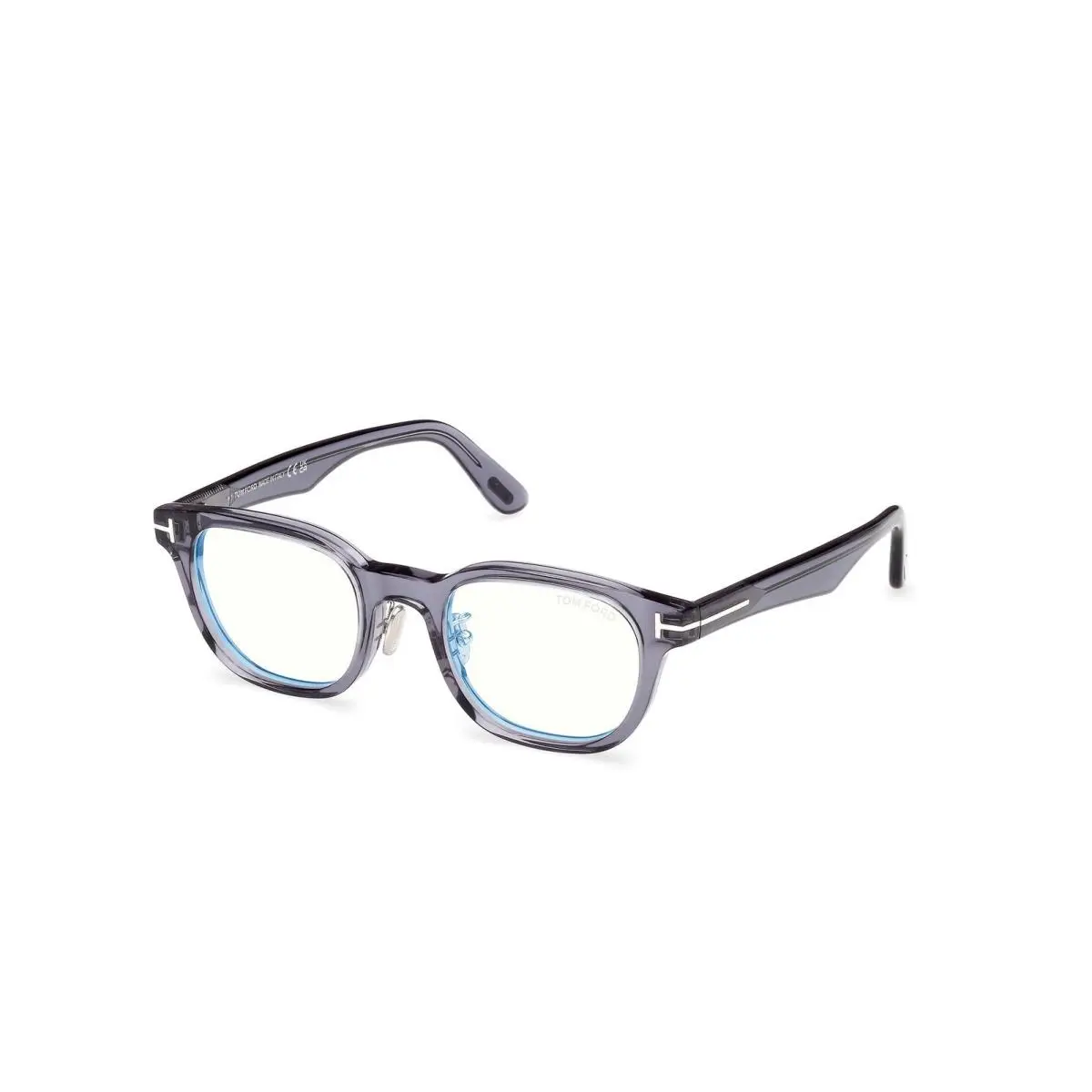 FT 6020-D-B Shiny Blue / 090 Size 49 Eyeglasses by Tom Ford