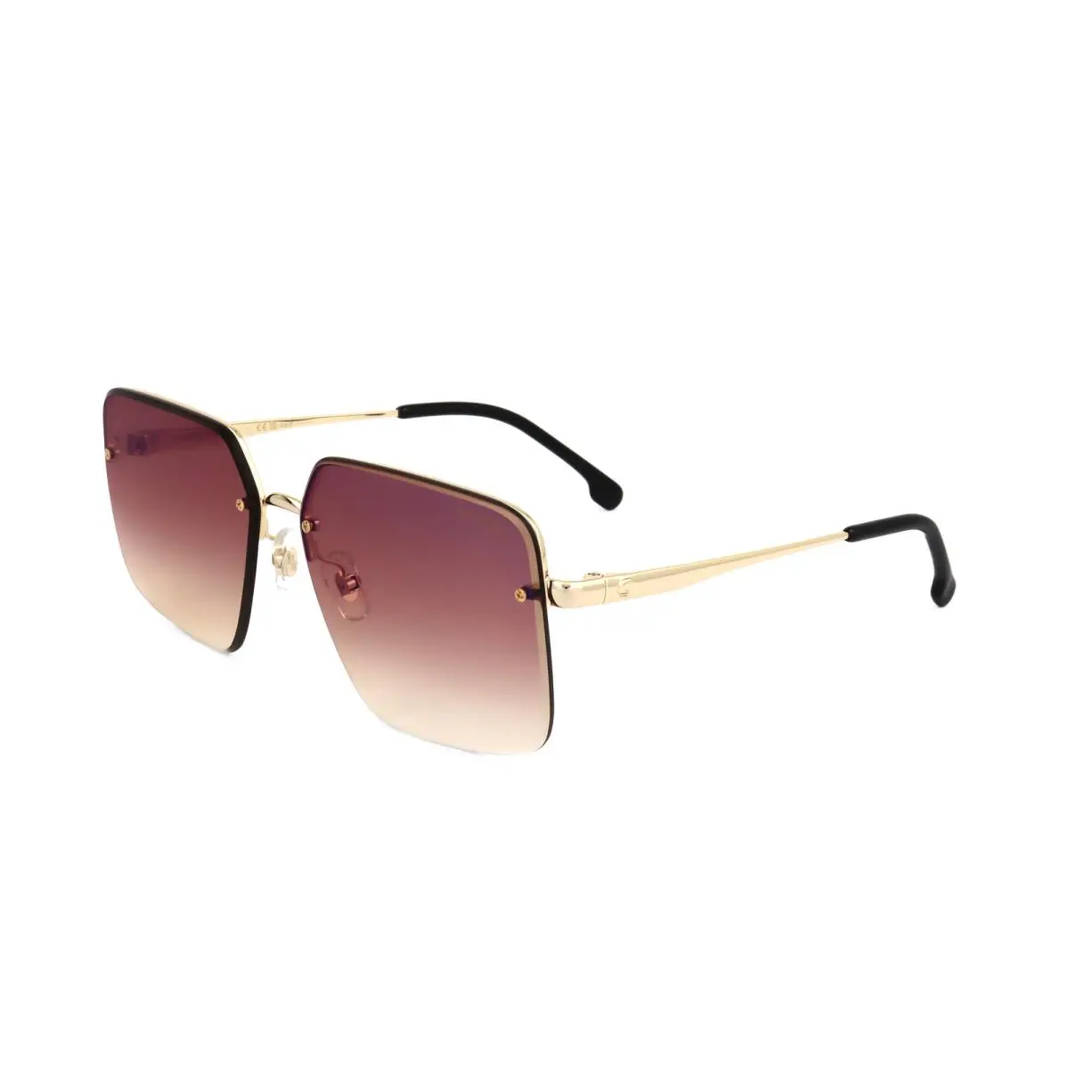 Carrera Unisex 61 mm Gold Sunglasses CARRERA3044-S-RHL-61