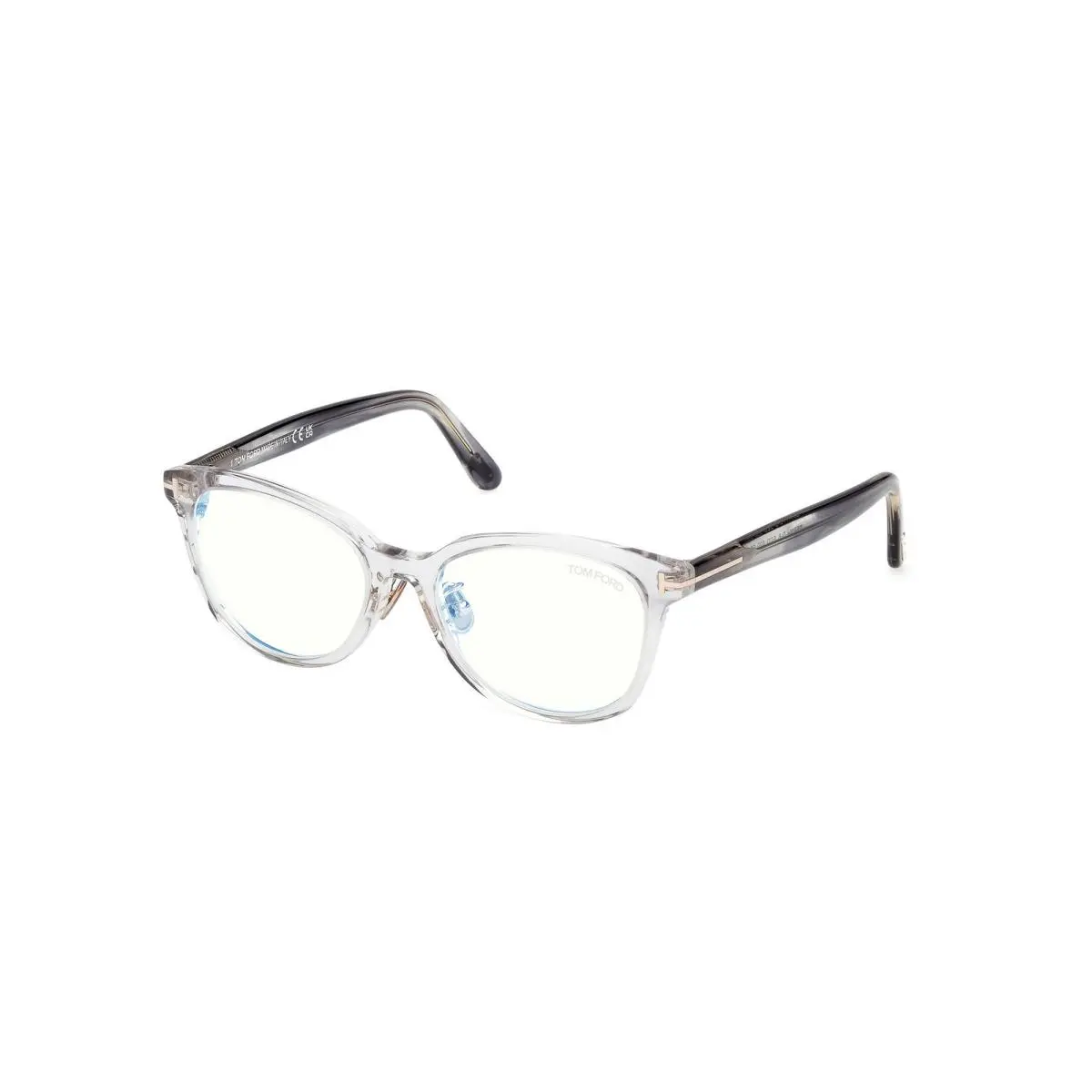 Tom Ford FT 6104-D-B Shiny Grey / 020 Size 52 Eyeglasses