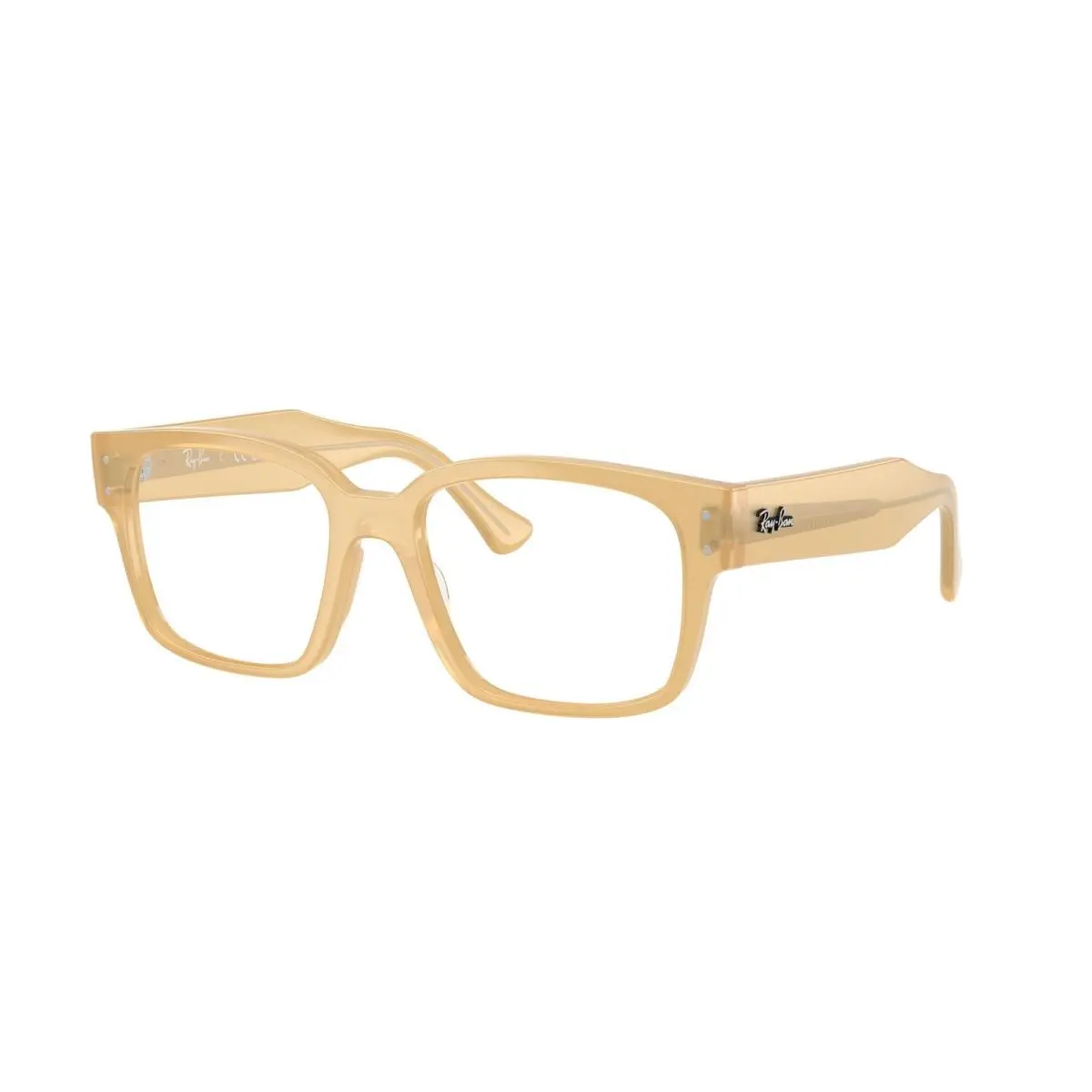 Ray-ban Optical RX 7256 F Transparent Beige / Demo Lens 8430 Size 50 Eyeglasses by Ray-Ban
