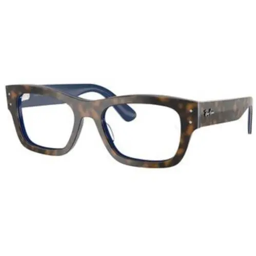 Ray-ban Optical RX 7683 V Havana Grey On Gradient Blu 8391 Size 55 Eyeglasses