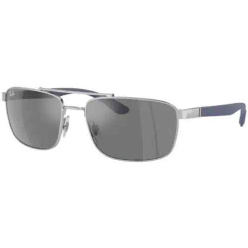 Ray-ban RB 3737 Silver Grey Mirror 003/6G Size 60 Sunglasses by Ray-Ban
