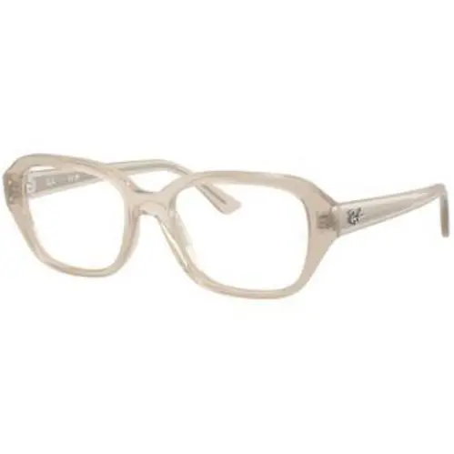 Ray-ban Optical RX 7258 F Cloudy Warm White / Demo Lens 8433 Size 51 Eyeglasses