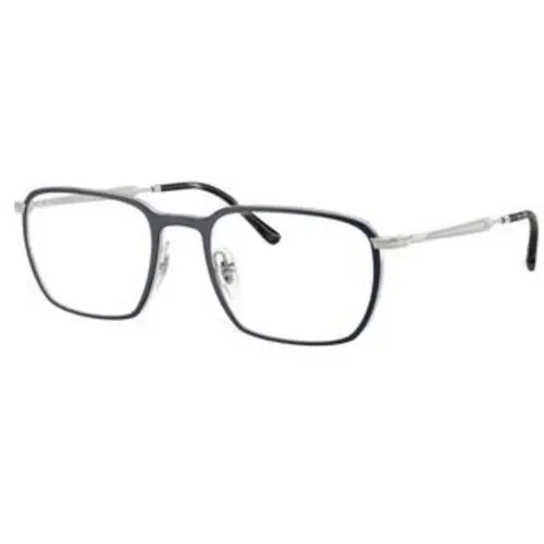 Ray-ban Optical RX 6549 Matte Blu On Silver / Demo Lens 3016 Size 53 Eyeglasses by Ray-Ban