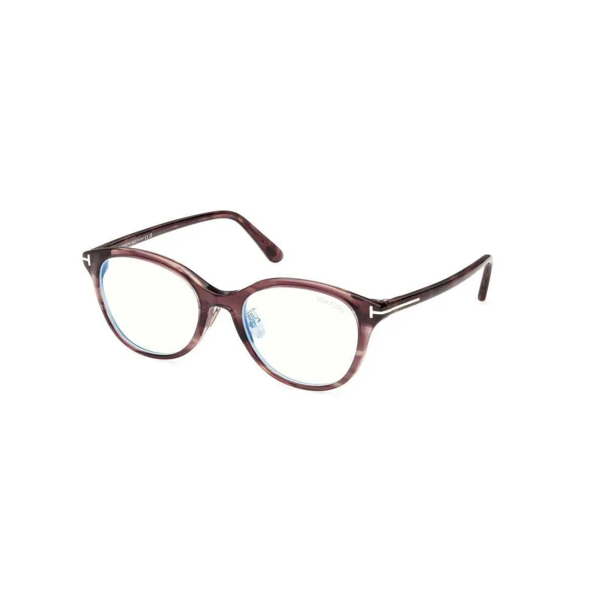 Tom Ford FT 6102-D-B Coloured Havana / 055 Size 52 Eyeglasses