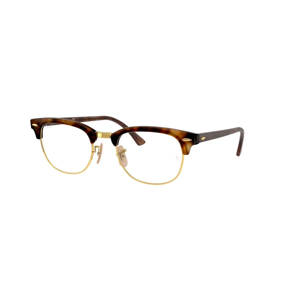 Ray-ban Optical RX 5154 Clubmaster Red Havana 2372 Size 53 Eyeglasses by Ray-Ban