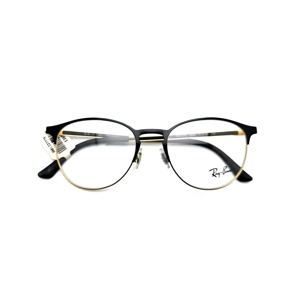 Ray-ban RB6375 2890 Black Gold Designer Full Rim Eyeglasses Frames 51-18-145 by Ray-Ban