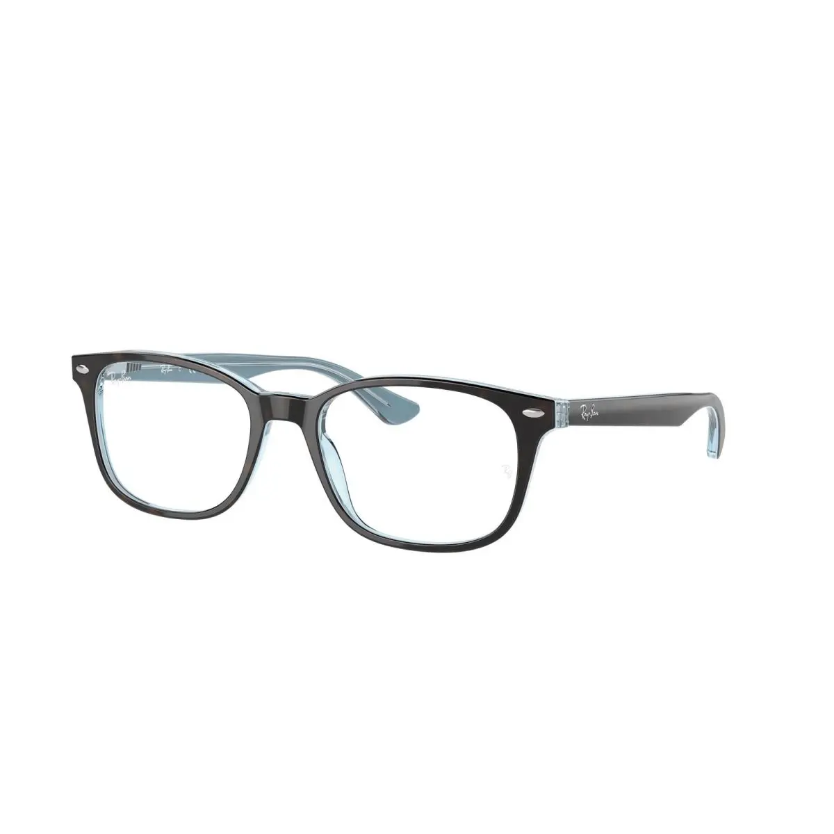 Ray-ban Optical RX 5375 Havana On Light Blue / Demo Lens 5883 Size 56 Eyeglasses