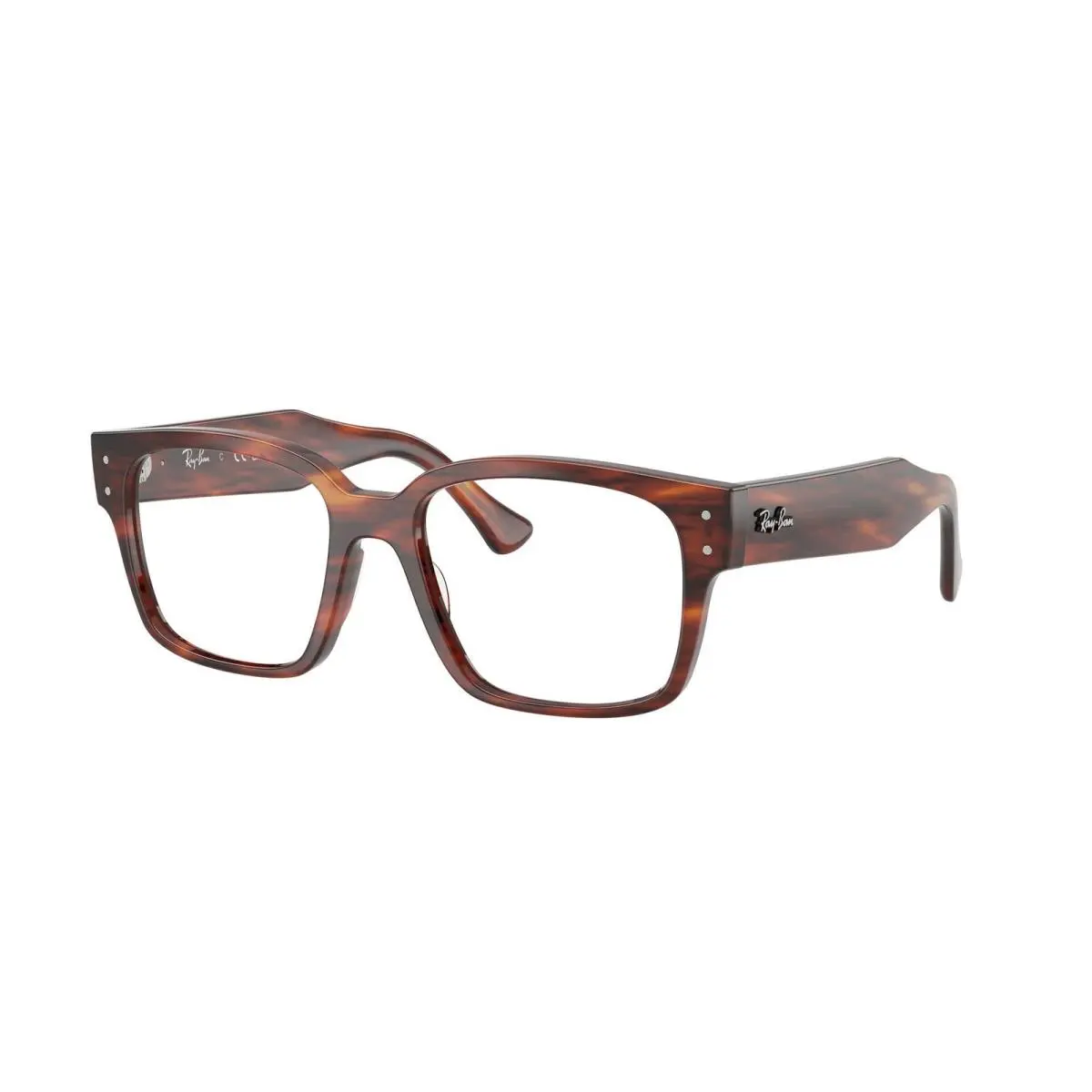 Ray-ban Optical RX 7256 F Striped Havana Demo Lens 8315 Size 50 Eyeglasses by Ray-Ban