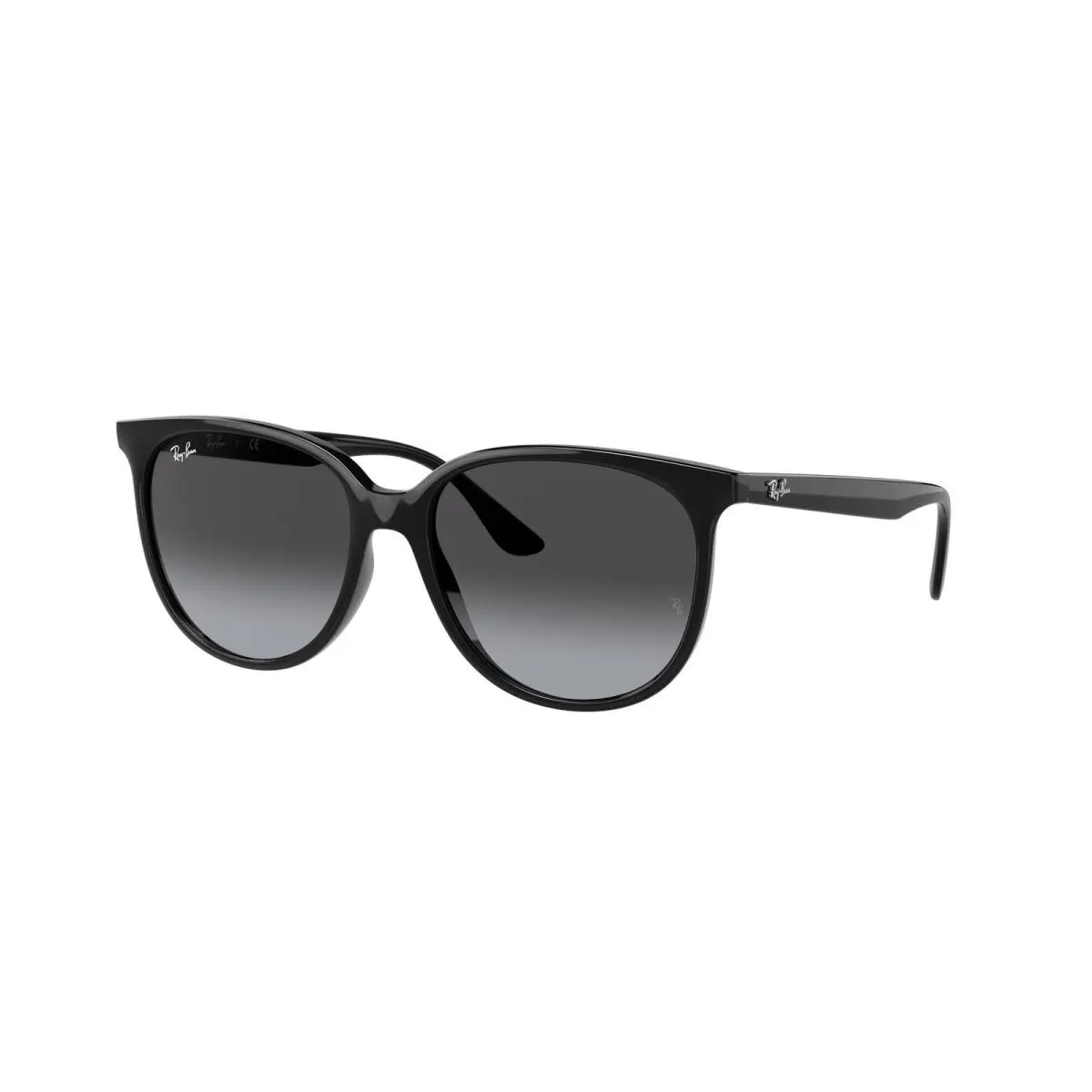 Ray-ban RB 4378 F Black Grey Gradient 601/8G Size 54 Sunglasses