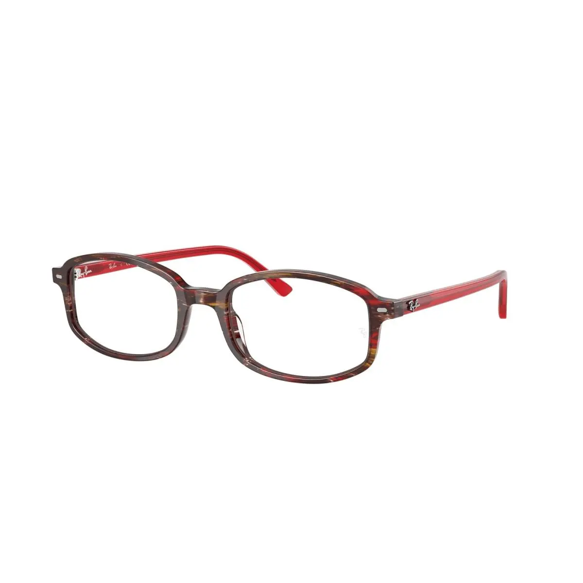 Ray-ban Optical RX 5432 Transparent Shade Fantasy Red 8396 Size 54 Eyeglasses