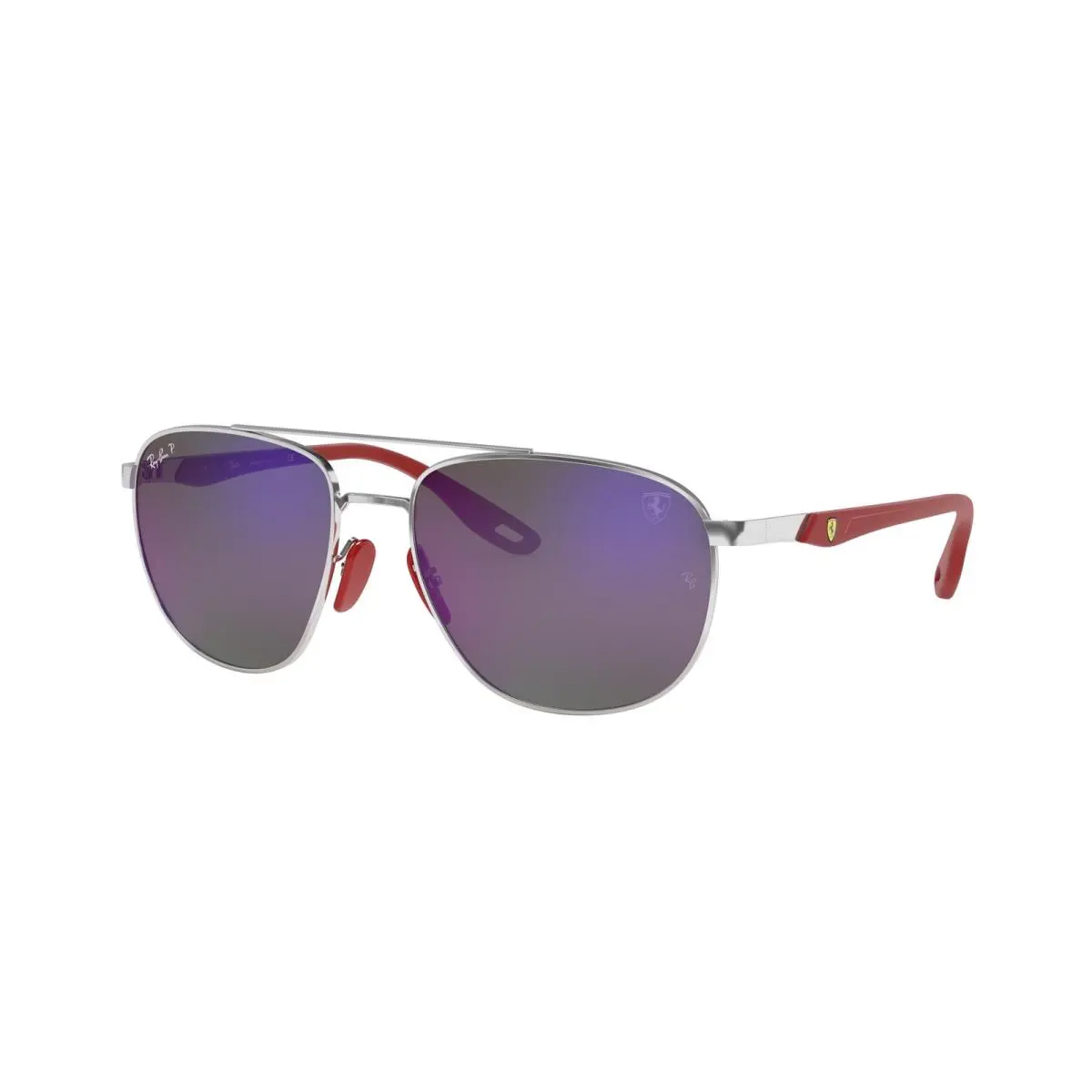 Ray-ban RB 3659 M Silver Grey Mirror Blue F031H0 Size 57 Sunglasses by Ray-Ban