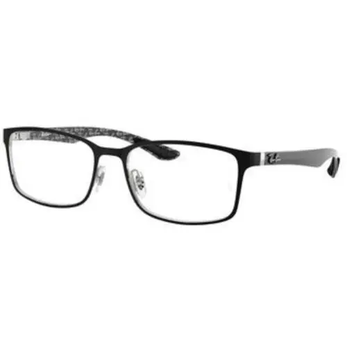 Ray-ban Optical RX 8424 Matte Black On Silver 2997 Size 57 Eyeglasses by Ray-Ban