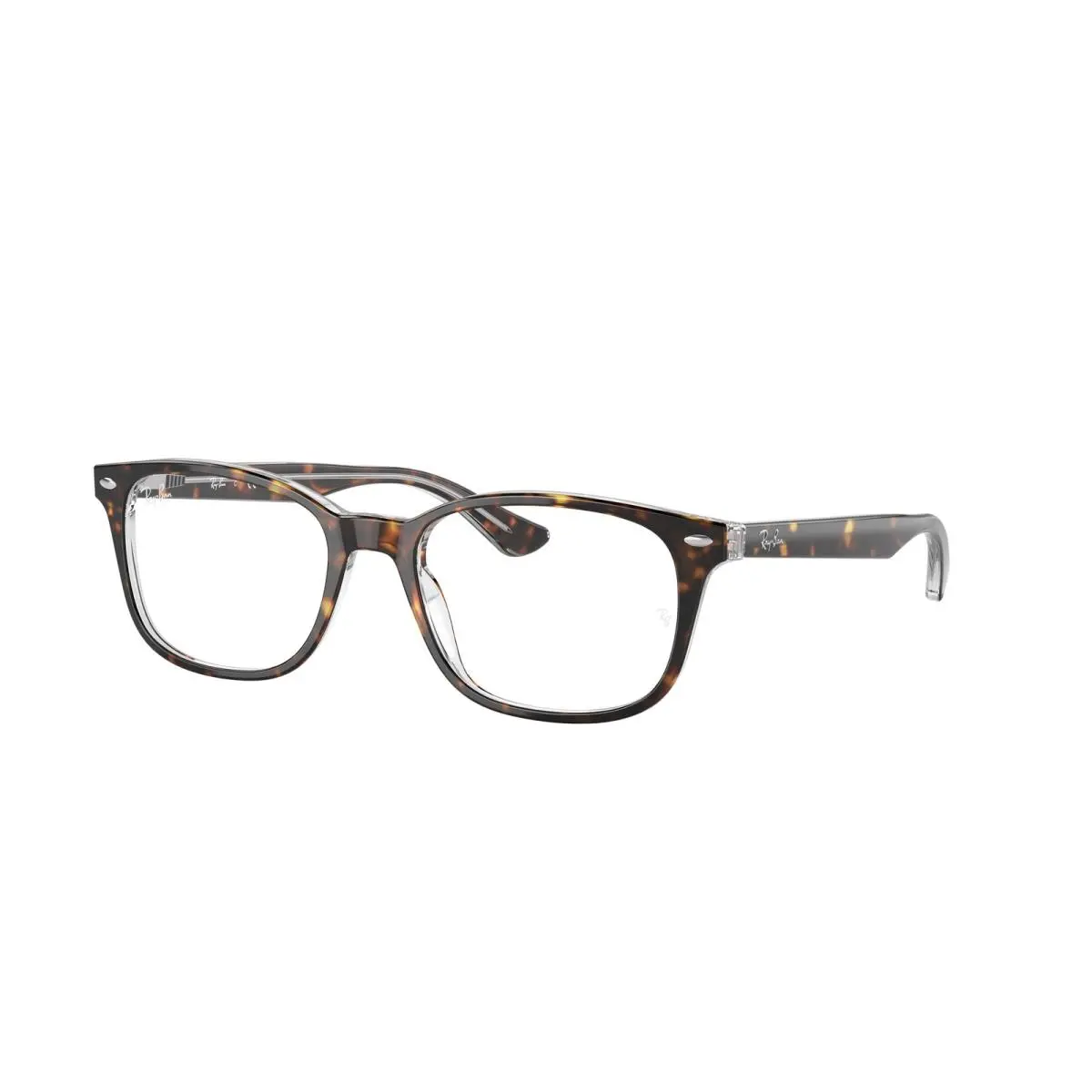 Ray-ban Optical RX 5375 Havana On Transparent Demo Lens 5082 Size 56 Eyeglasses