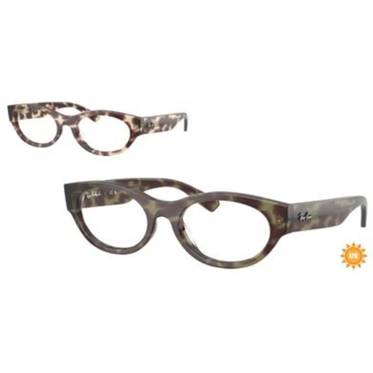 Ray-ban Optical RX 5447 Photo Havana Green / Demo Lens 8459 Size 53 Eyeglasses
