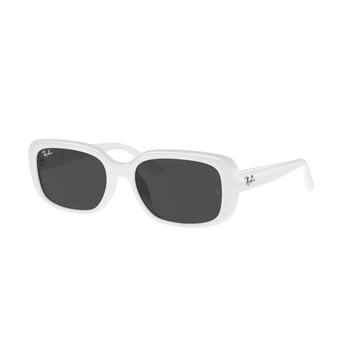 Ray-ban RB 4421 D White Dark Grey 677287 Size 56 Sunglasses by Ray-Ban