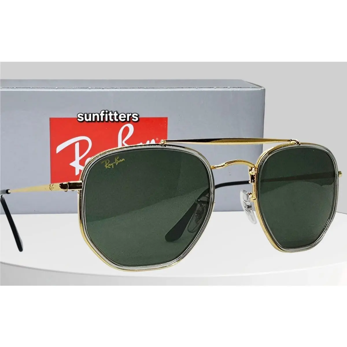 Ray Ban Marshall II Legend Gold/green RB3648M 923931 52 Sunglasses
