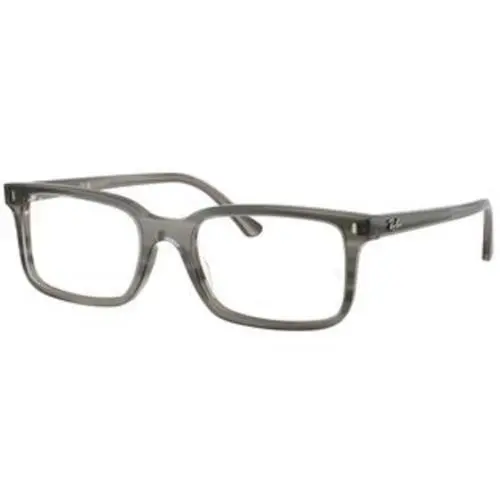 Ray-ban Optical RX 5445 Striped Grey / Demo Lens 8453 Size 54 Eyeglasses by Ray-Ban