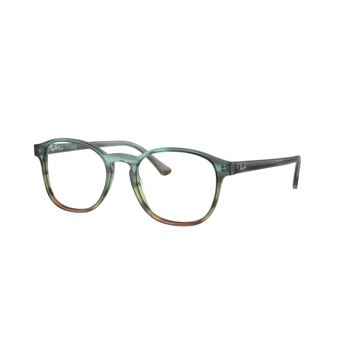 Ray-ban Optical RX 5417 Striped Blue Gradient Green 8252 Size 50 Eyeglasses by Ray-Ban