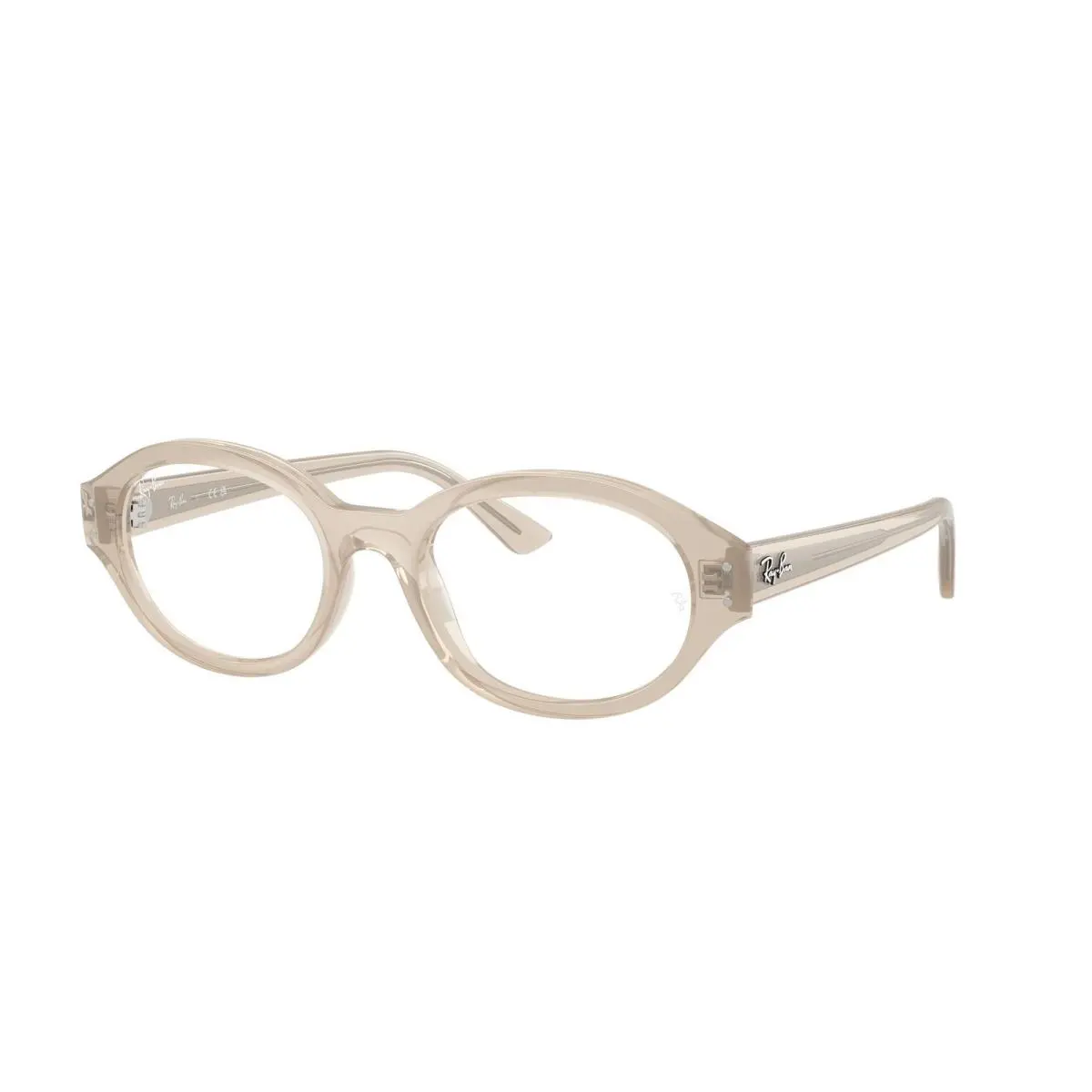 Ray-ban Optical RX 7257 Cloudy Warm White / Demo Lens 8433 Size 54 Eyeglasses