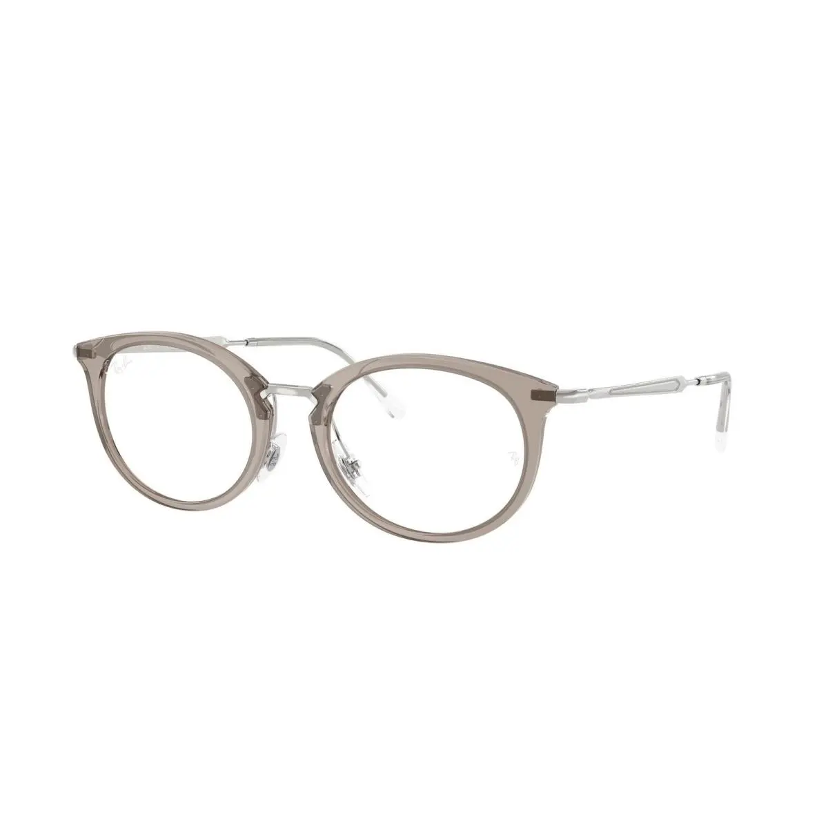 Ray-ban Optical RX 7255 Transparent Grey Demo Lens 8125 Size 53 Eyeglasses by Ray-Ban