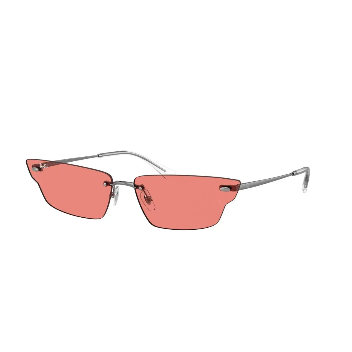 Ray-ban RB 3731 Anh Gunmetal Pink 004/84 Size 63 Sunglasses by Ray-Ban