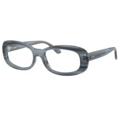 Ray-ban Optical RX 2221 V Striped Blue Demo Lens 8456 Size 53 Eyeglasses by Ray-Ban