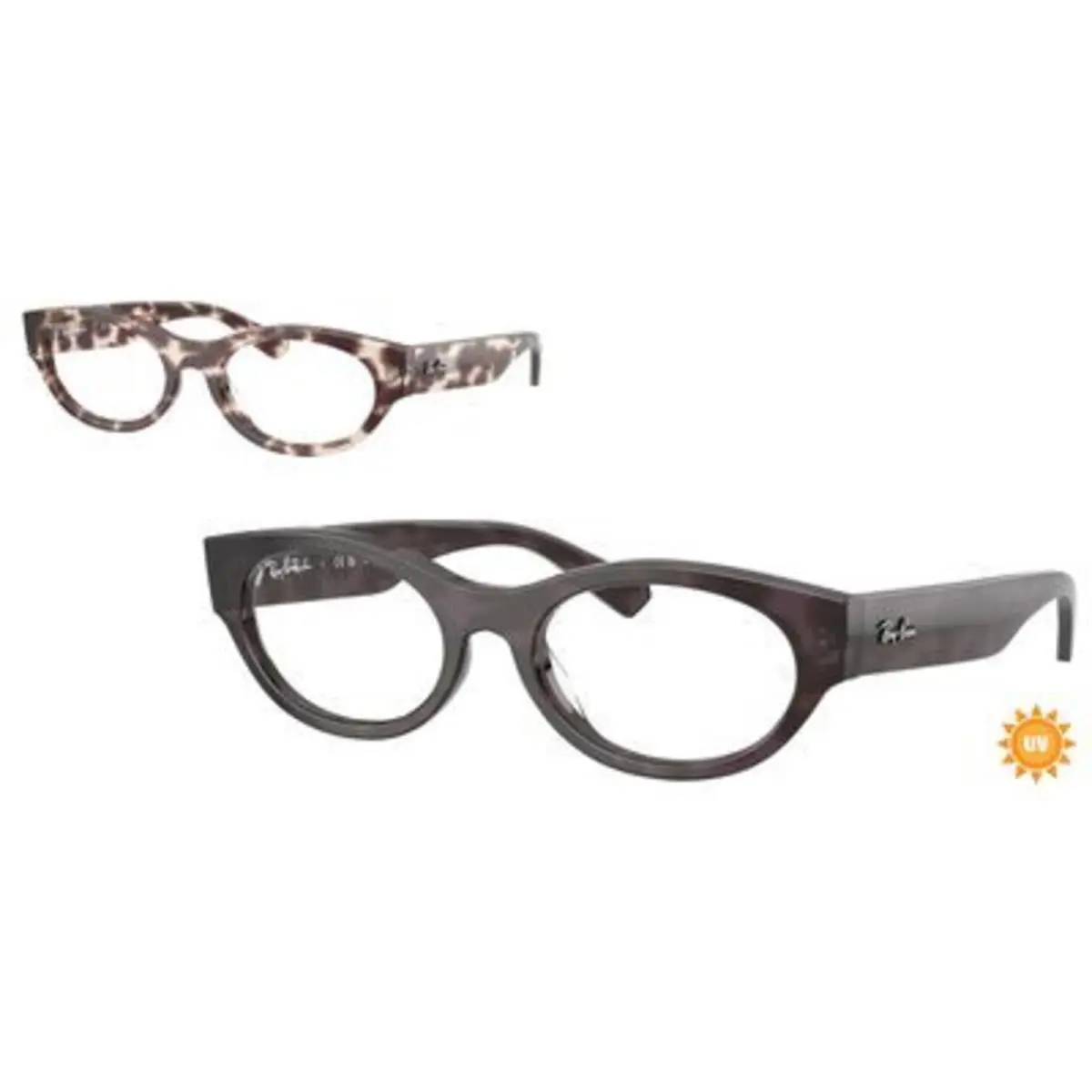 Ray-ban Optical RX 5447 Photo Havana Grey / Demo Lens 8461 Size 53 Eyeglasses by Ray-Ban