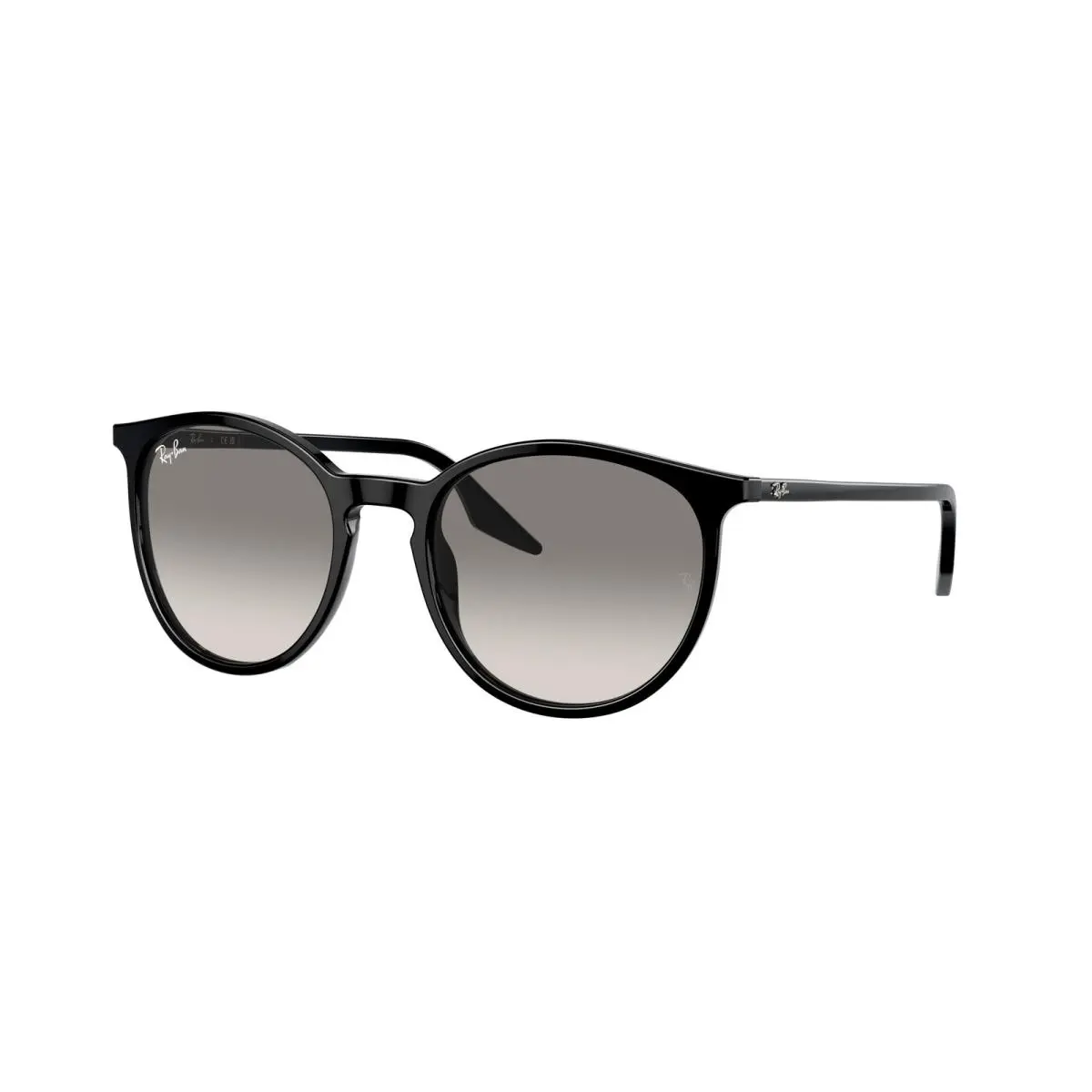 Ray-ban RB 2204 Black Clear Gradient Grey 901/32 Size 54 Sunglasses by Ray-Ban