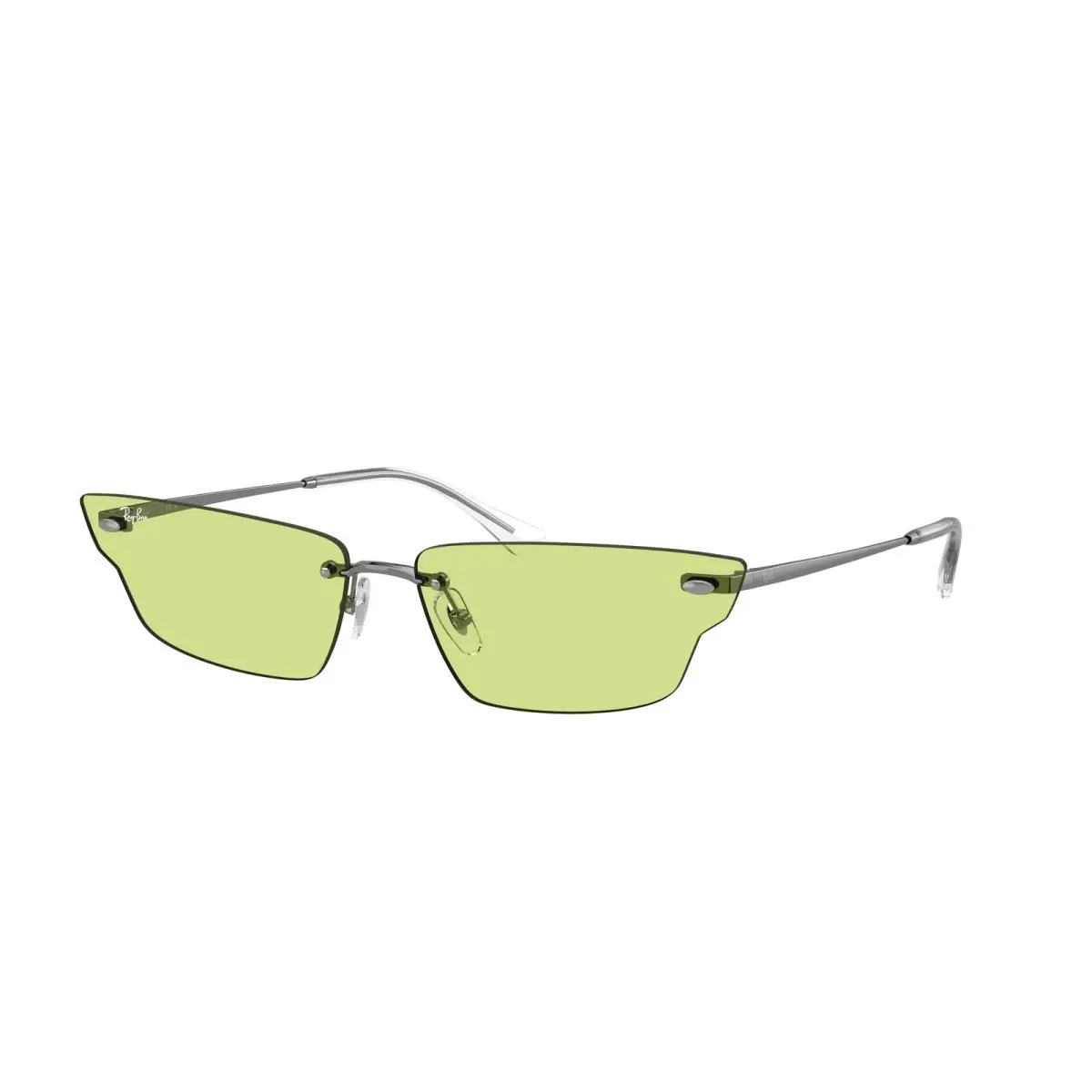 Ray-ban RB 3731 Anh Gunmetal Green 004/2 Size 66 Sunglasses by Ray-Ban