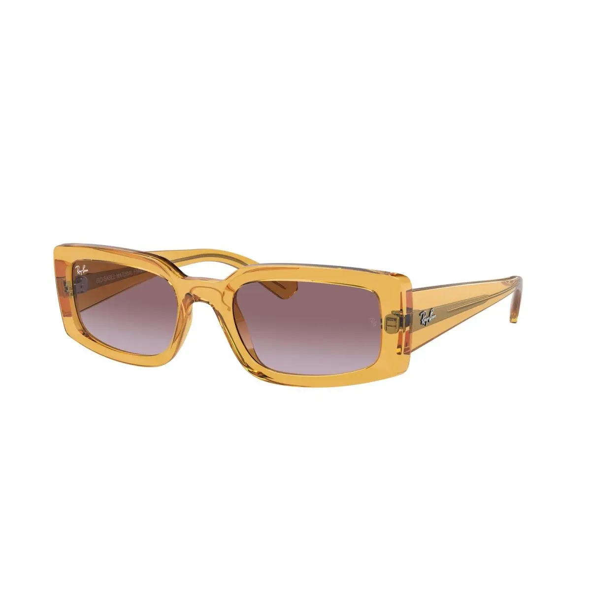 Ray-ban RB 4395 Kiliane Transparent Yellow Gra 66828H Size 54 Sunglasses