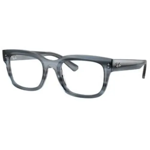 Ray-ban Optical RX 7217 Striped Blue Demo Lens 8469 Size 54 Eyeglasses by Ray-Ban