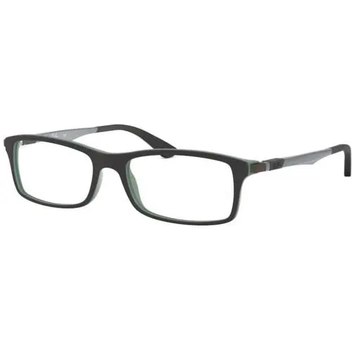 Ray-ban Optical RX 7017 Black On Green 5197 Size 54 Eyeglasses