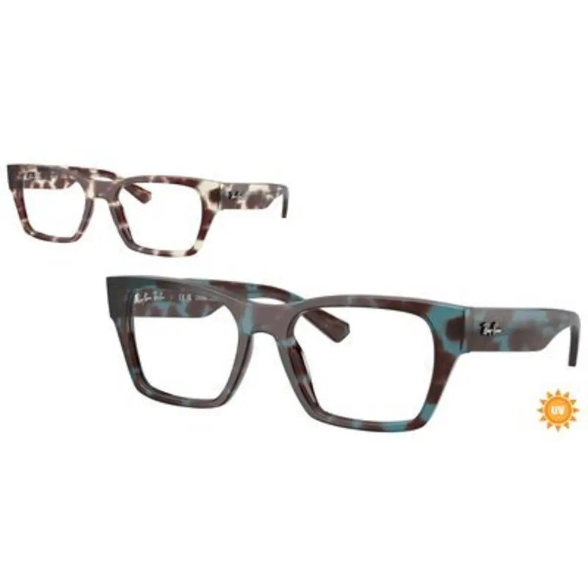 Ray-ban Optical RX 5448 Photo Havana Blue / Demo Lens 8458 Size 53 Eyeglasses by Ray-Ban
