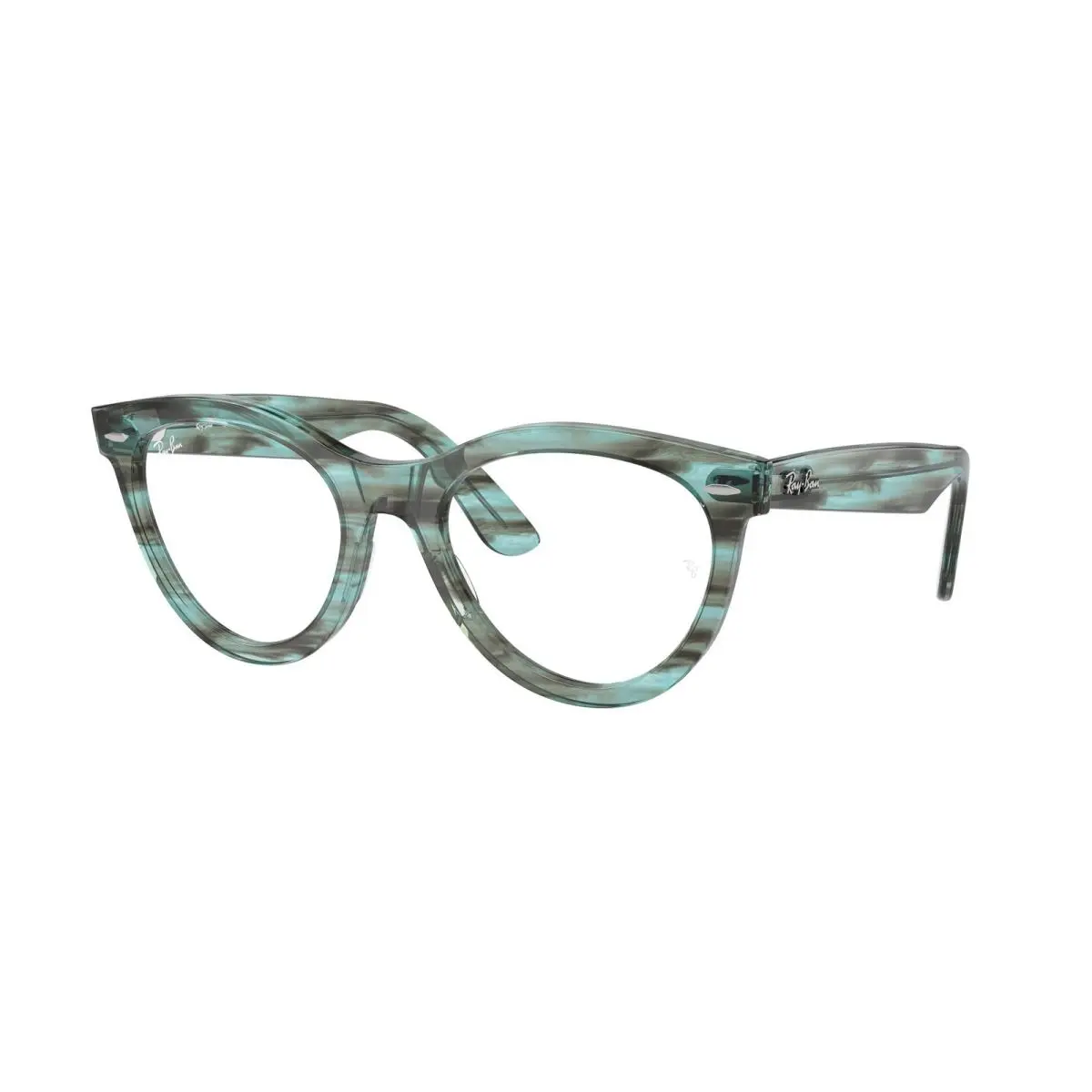 Ray-ban Optical RX 2241 V Wayfarer Way Striped Transpare 8362 Size 54 Eyeglasses