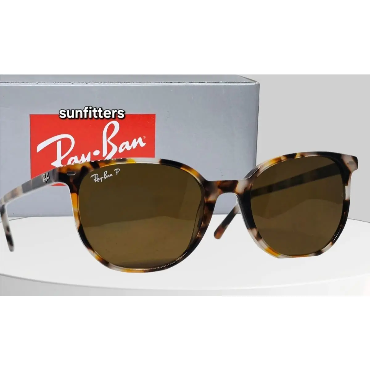 Ray Ban Elliot Havana Tortoise/brown Polarized RB2197 135757 52 Sunglasses