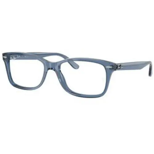 Ray-ban Optical RX 5428 Transparent Dark Blue Demo Lens 8223 Size 55 Eyeglasses by Ray-Ban