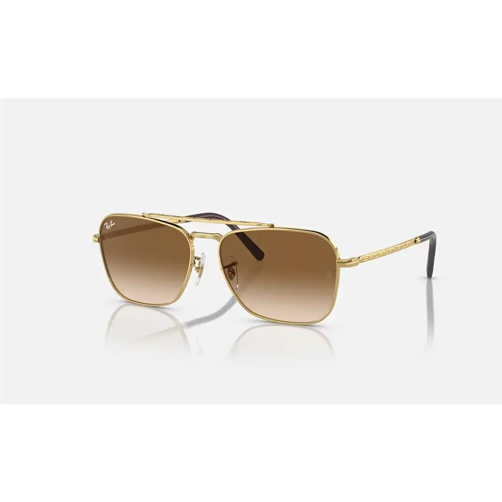 Ray Ban Caravan Arista Clear Gradient Brown T140 S58 RB3636